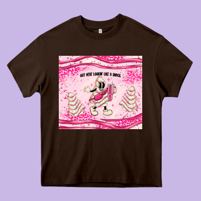 Out Here Lookin Like A Snack Heavy Core Tee Designed By Maliassmallbusiness