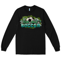 Black Wild about Soccer Long Sleeve Tee - HowdyJamesFarm