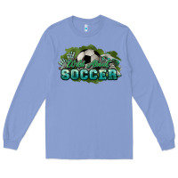 Colony Blue Wild about Soccer Long Sleeve Tee - HowdyJamesFarm