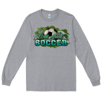 Heather Grey Wild about Soccer Long Sleeve Tee - HowdyJamesFarm