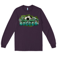 Plum Wild about Soccer Long Sleeve Tee - HowdyJamesFarm