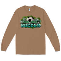 Toasted Coconut Wild about Soccer Long Sleeve Tee - HowdyJamesFarm