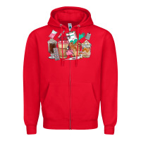 Red Nurse Coffee Cups Zipper Hoodie - FaDigitalArtStudio
