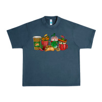 Midnight Navy Tacos Coffee Cups Urban Heavy Tee - texasbilliewilder