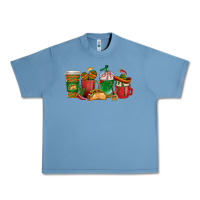 Pebble Blue Tacos Coffee Cups Urban Heavy Tee - texasbilliewilder