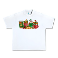 White Tacos Coffee Cups Urban Heavy Tee - texasbilliewilder
