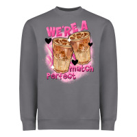 Storm We're a perfect match Valentine's Day Heavyweight Sweatshirt - FaDigitalArtStudio