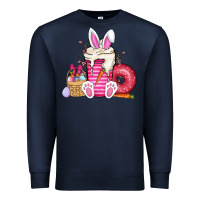 Navy Easter day coffee Premium Sweatshirt - CowhideDigitalArt