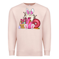 Pale Pink Easter day coffee Premium Sweatshirt - CowhideDigitalArt