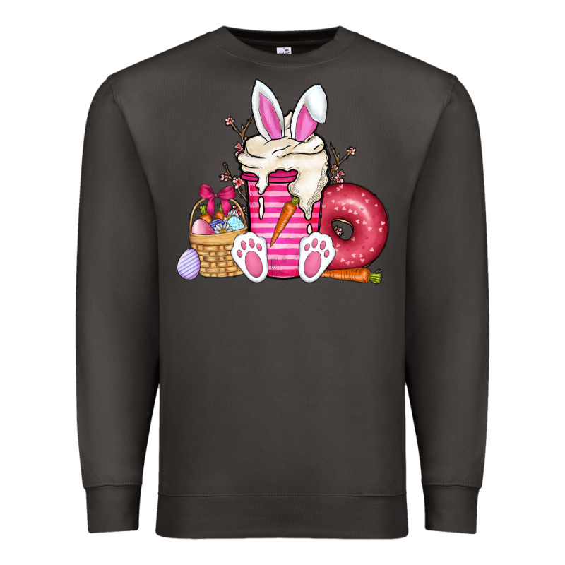Easter Day Coffee Premium Sweatshirt by CowhideDigitalArt | Teevron