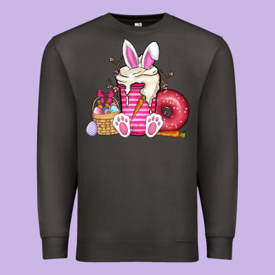 Easter Day Coffee Premium Sweatshirt Designed By Cowhidedigitalart