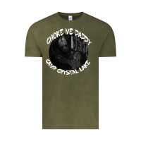 Vintage Olive jason voorhees choke me daddy camp crystal lake shirt Vintage Tee - maiPhamDesign