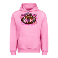 Fuchsia Pink together we fight football Urban Hoodie - BarkalooDesign