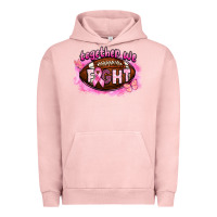 Pigment Salmon together we fight football Urban Hoodie - BarkalooDesign