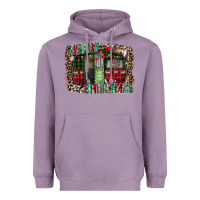 Lavender merry christmas caravan Heavyweight Hoodie - CowhideDigitalArt