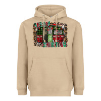 Mushroom merry christmas caravan Heavyweight Hoodie - CowhideDigitalArt