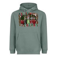 Sage merry christmas caravan Heavyweight Hoodie - CowhideDigitalArt