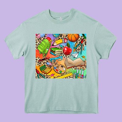 School Elements Heavy Core Tee Designed By Nancycooperartshop