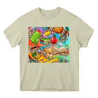 Mossy school elements Heavy Core Tee - NancyCooperArtShop