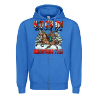True Royal Rockin Around The Christmas Tree Rodeo Zipper Hoodie - FaDigitalArtStudio