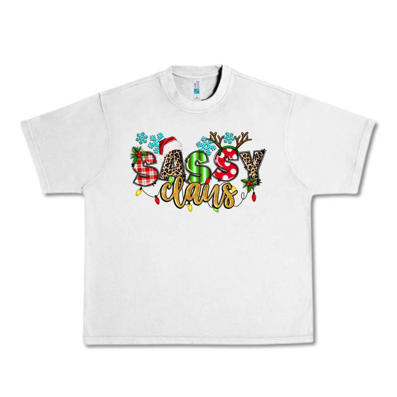 Sassy Claus Urban Heavy Tee by texasbilliewilder | Teevron