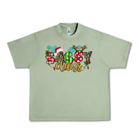 Oil Green Sassy Claus Urban Heavy Tee - texasbilliewilder