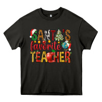 Asphalt santas favorite teacher Heavy Core Tee - NancyCooperArtShop