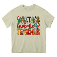 Mossy santas favorite teacher Heavy Core Tee - NancyCooperArtShop