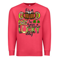 Cardinal It's a Good Day To Have a Lucky Day Premium Sweatshirt - CowhideDigitalArt