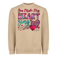 You Make My Heart Sing Heavyweight Sweatshirt | Teevron