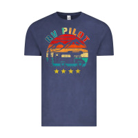 Vintage Denim rv pilot camping funny vintage motorhome travel vacation t shirt Vintage Tee - maiPhamDesign