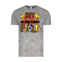 Cloud Rock softball my heart is on that field Vintage Tee - RanaPortraitStore