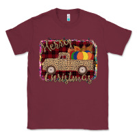 Burgundy Merry Christmas Truck Classic Tee - Bettercallsaul