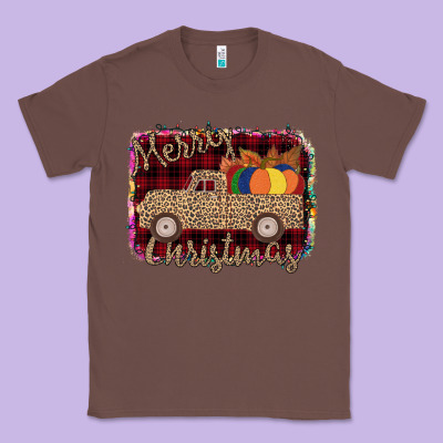 Merry Christmas Truck Classic Tee Designed By Bettercallsaul