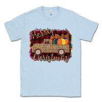 Dusty Blue Merry Christmas Truck Classic Tee - Bettercallsaul