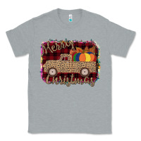 Heather Grey Merry Christmas Truck Classic Tee - Bettercallsaul