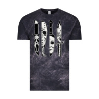 Cloud Black scary horror movies halloween Vintage Tee - maiPhamDesign