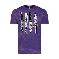 Cloud Purple scary horror movies halloween Vintage Tee - maiPhamDesign
