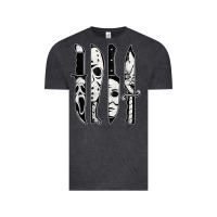 Vintage Black scary horror movies halloween Vintage Tee - maiPhamDesign