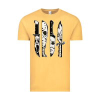 Vintage Mustard scary horror movies halloween Vintage Tee - maiPhamDesign