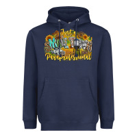 Navy just small town paraprofessional Heavyweight Hoodie - CowhideDigitalArt