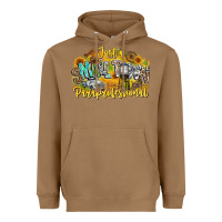 Toasted Coconut just small town paraprofessional Heavyweight Hoodie - CowhideDigitalArt