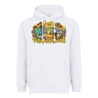 White just small town paraprofessional Heavyweight Hoodie - CowhideDigitalArt