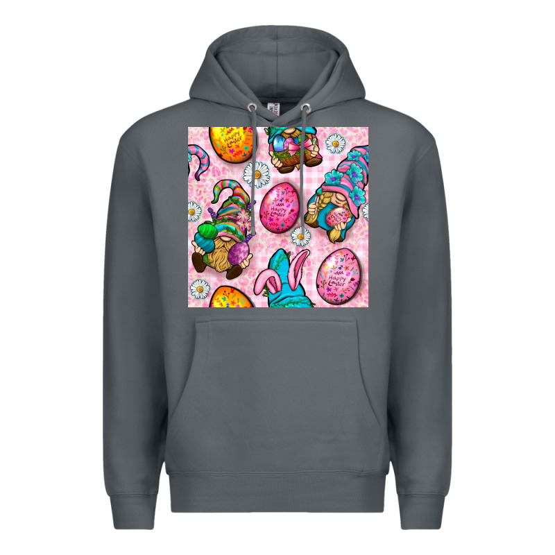 Easter Gnomies Seamless Pattern Premium Hoodie by BundleAndBundleShop | Teevron