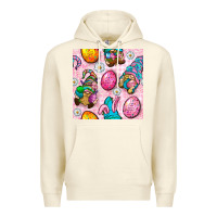 Sandshell Easter Gnomies Seamless Pattern Premium Hoodie - BundleAndBundleShop
