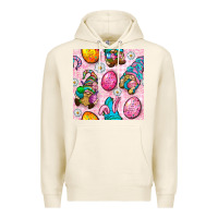 Tofu Easter Gnomies Seamless Pattern Premium Hoodie - BundleAndBundleShop