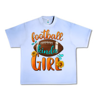 Grape Ice Football kinda Girl Urban Heavy Tee - NancyCooperArtShop