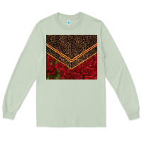 Matcha red roses with leopard Long Sleeve Tee - TumblerDesignByShophia