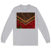 Moon Dust red roses with leopard Long Sleeve Tee - TumblerDesignByShophia