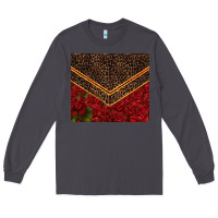 Smoke red roses with leopard Long Sleeve Tee - TumblerDesignByShophia